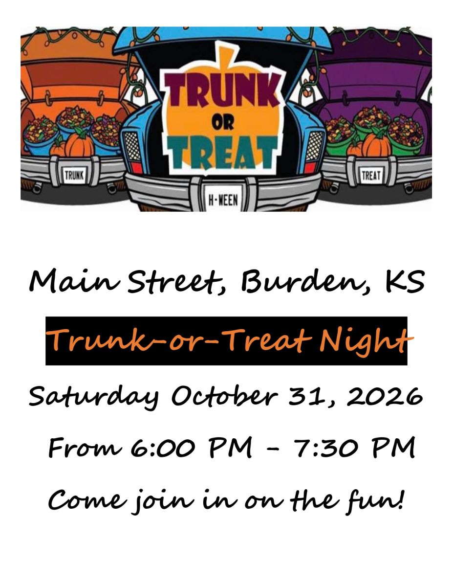 2026 Main Street Trunk-or-Treat Night Flyer